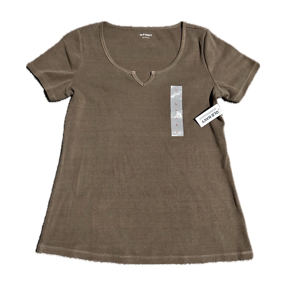 Old Navy V Neck Brown Shirt